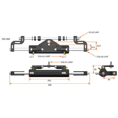 HYDRAULSTYRNING MULTISTEER 350